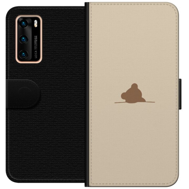 Wallet case for Huawei P40 with Nalle design