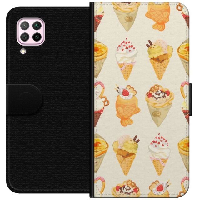 Wallet case for Huawei P40 lite with Glassy design