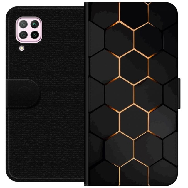 Wallet case for Huawei P40 lite with Luxurious Pattern design