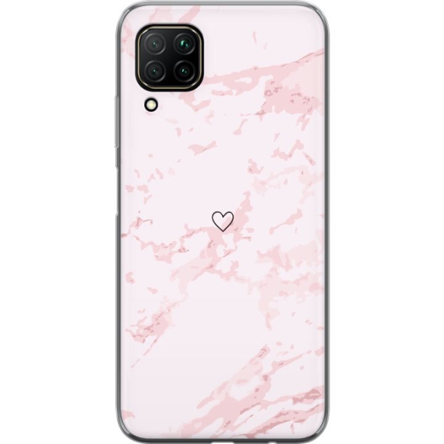Mobile case for Huawei P40 lite with Pink Heart design