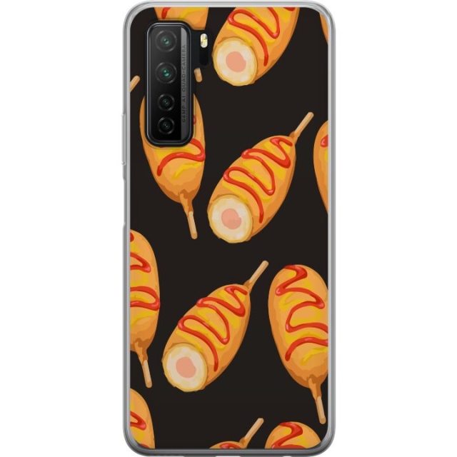 Mobile case for Huawei  P40 lite 5G with Chicken drumstick design