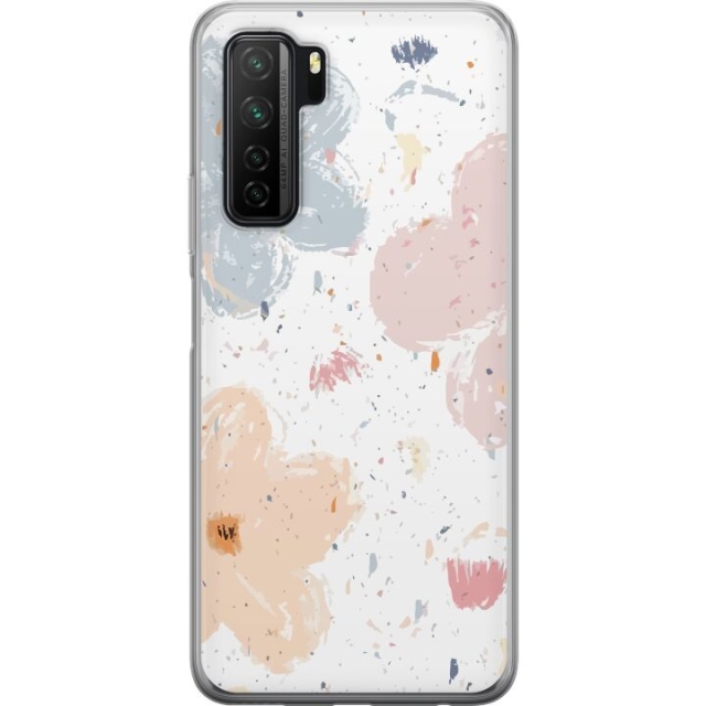 Mobile case for Huawei  P40 lite 5G with Flowers design