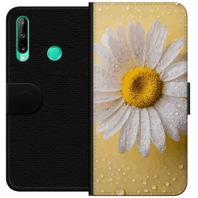 Wallet case for Huawei P40 lite E with Porslinsblomma design