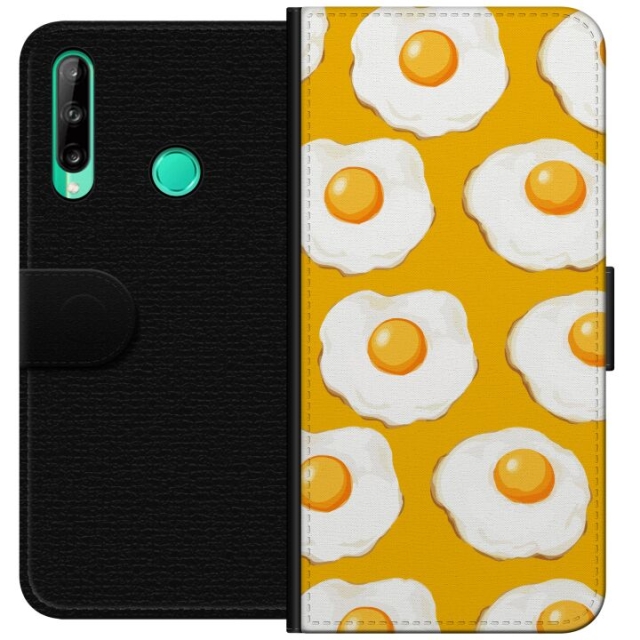 Wallet case for Huawei P40 lite E with Fried egg design