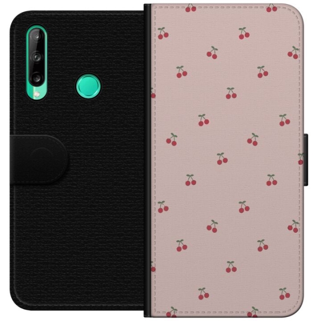 Wallet case for Huawei P40 lite E with Cherry design