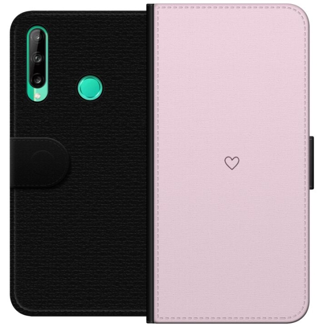 Wallet case for Huawei P40 lite E with Heart design
