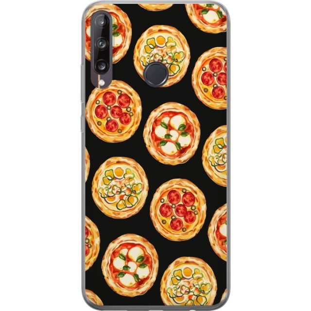 Mobile case for Huawei P40 lite E with Pizza design