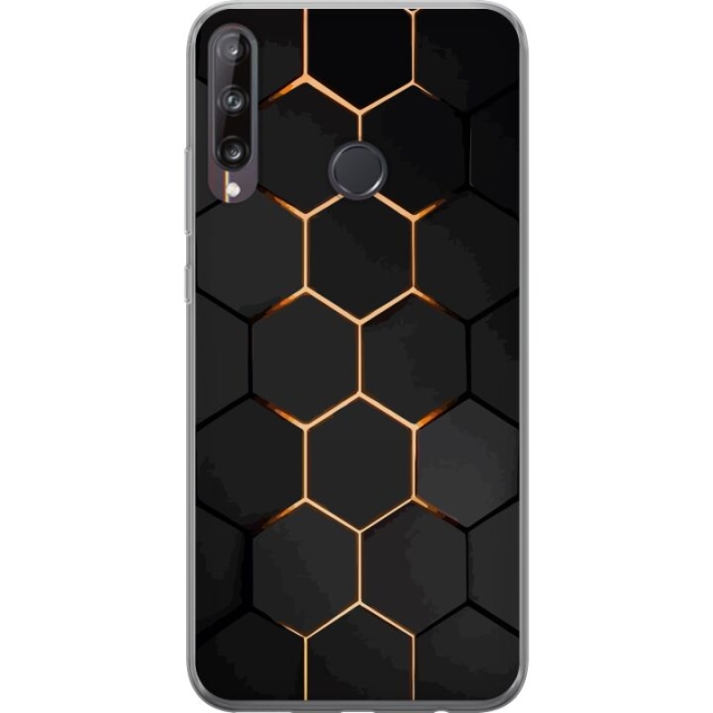 Mobile case for Huawei P40 lite E with Luxurious Pattern design