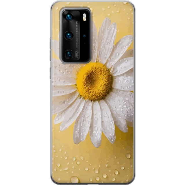 Mobile case for Huawei P40 Pro with Porslinsblomma design