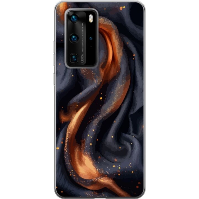 Mobile case for Huawei P40 Pro with Fiery silk design
