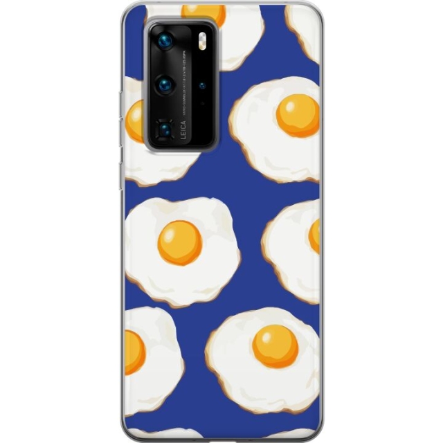 Mobile case for Huawei P40 Pro with Fried eggs design