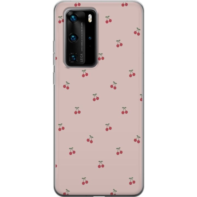 Mobile case for Huawei P40 Pro with Cherry design
