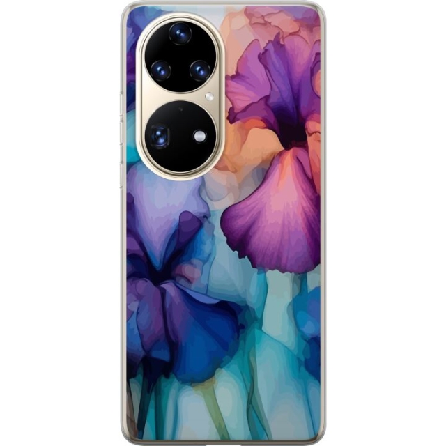 Mobile case for Huawei P50 Pro with Magical flowers design