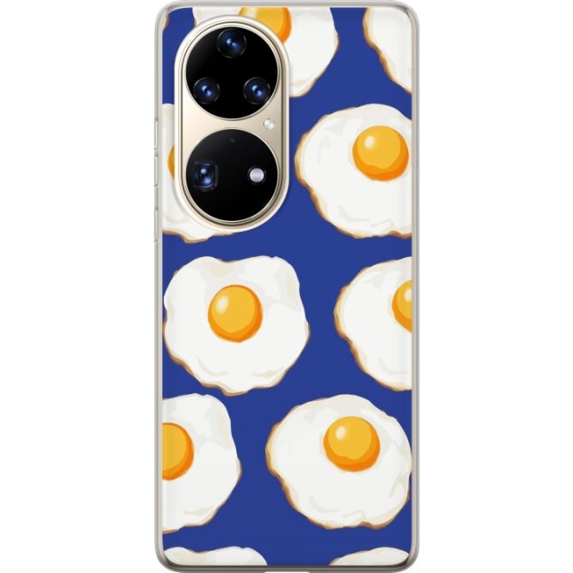 Mobile case for Huawei P50 Pro with Fried eggs design