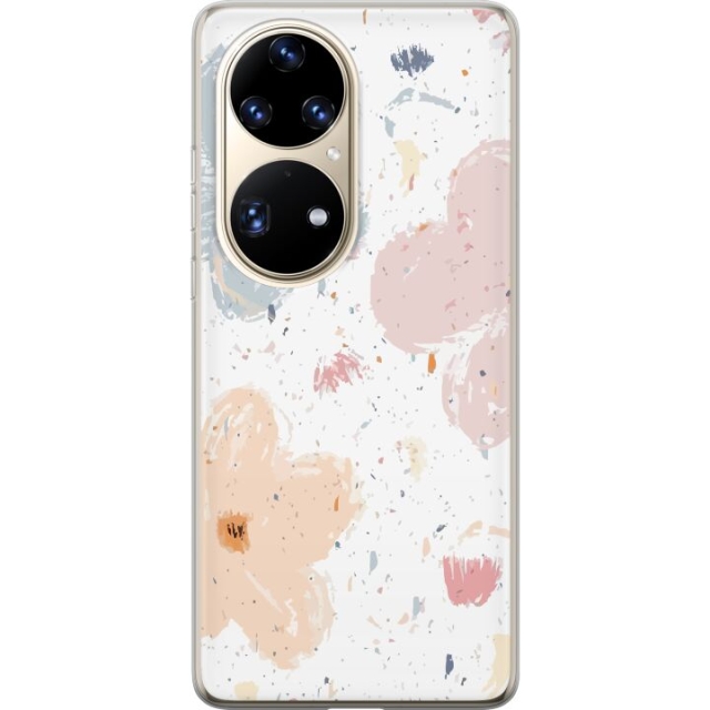 Mobile case for Huawei P50 Pro with Flowers design