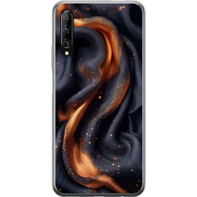Mobile case for Huawei P smart Pro 2019 with Fiery silk design