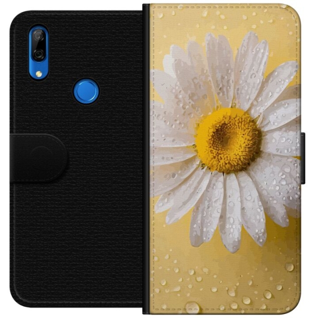 Wallet case for Huawei P Smart Z with Porslinsblomma design