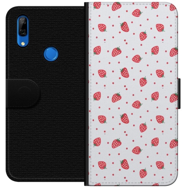 Wallet case for Huawei P Smart Z with Strawberries design