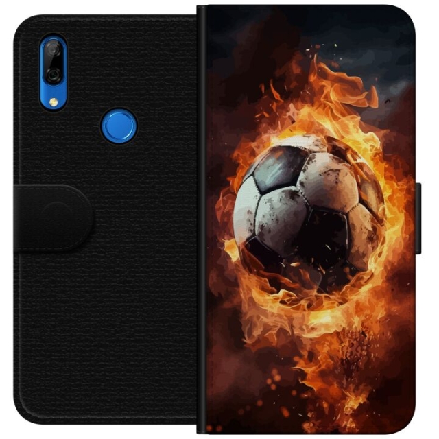 Wallet case for Huawei P Smart Z with Football design