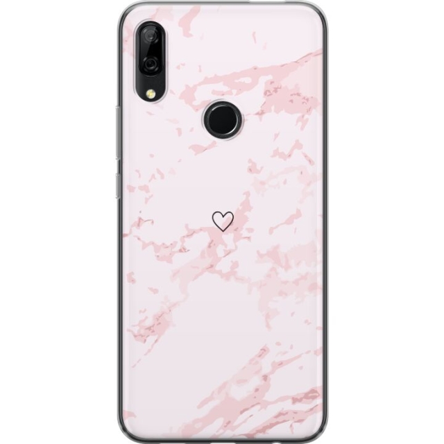 Mobile case for Huawei P Smart Z with Pink Heart design