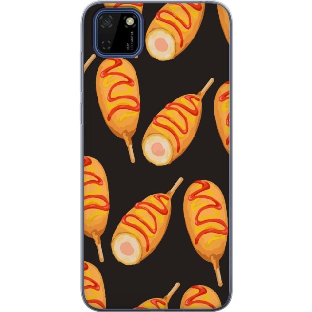 Mobile case for Huawei Y5p with Chicken drumstick design