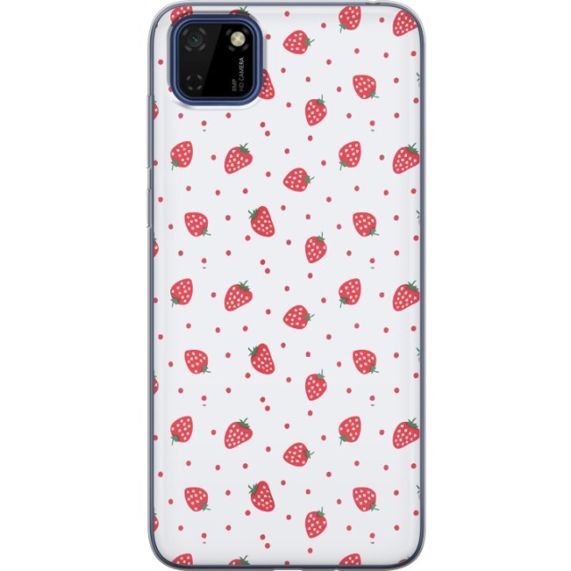 Mobile case for Huawei Y5p with Strawberries design