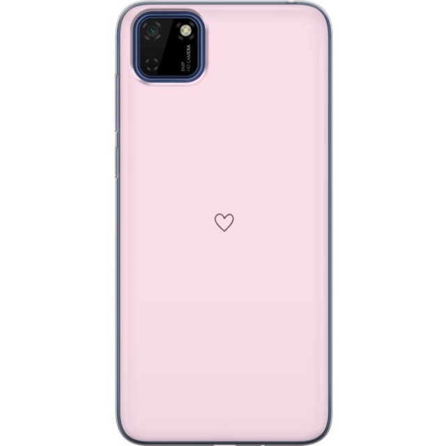 Mobile case for Huawei Y5p with Heart design