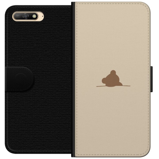 Wallet case for Huawei Y6 (2018) with Nalle design