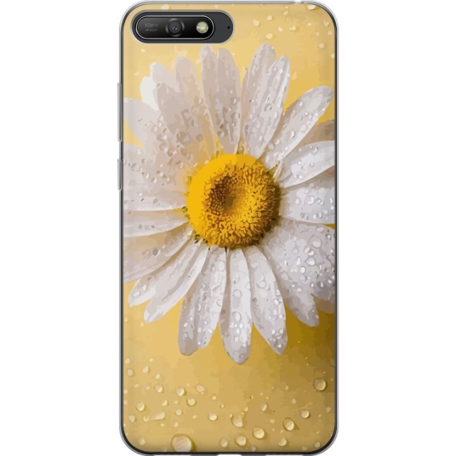 Mobile case for Huawei Y6 (2018) with Porslinsblomma design