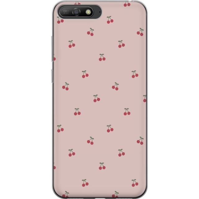 Mobile case for Huawei Y6 (2018) with Cherry design