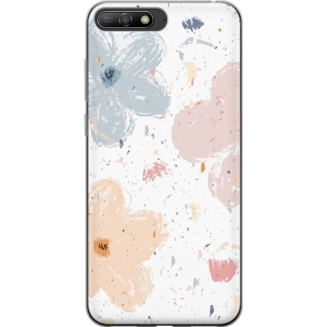 Mobile case for Huawei Y6 (2018) with Flowers design