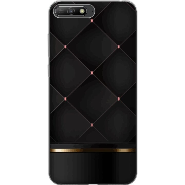 Mobile case for Huawei Y6 (2018) with Luxury line design