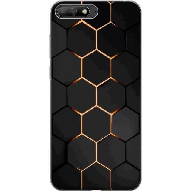 Mobile case for Huawei Y6 (2018) with Luxurious Pattern design