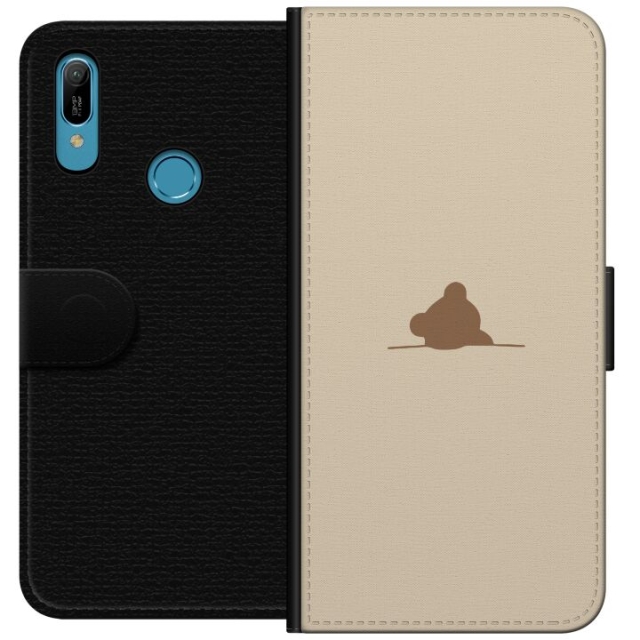 Wallet case for Huawei Y6 (2019) with Nalle design