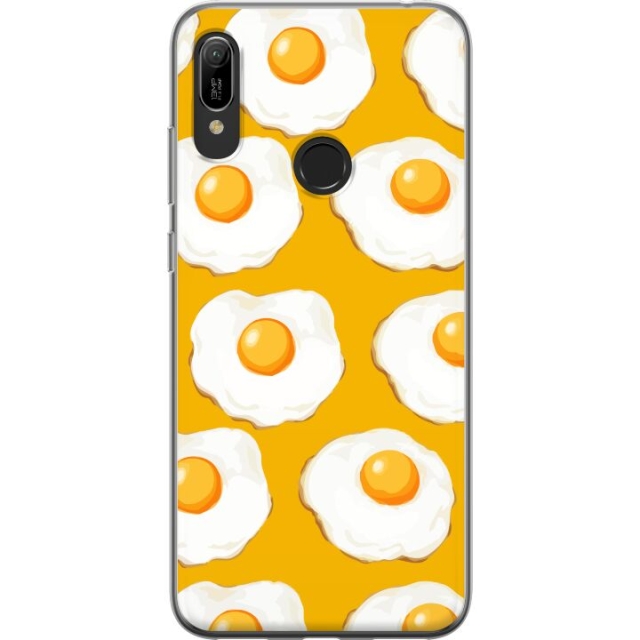 Mobile case for Huawei Y6 (2019) with Fried egg design