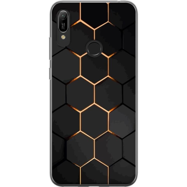 Mobile case for Huawei Y6 (2019) with Luxurious Pattern design