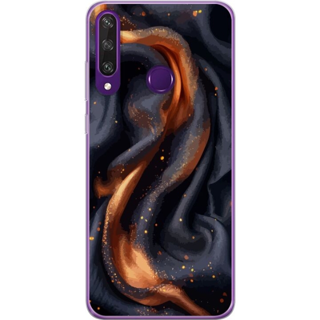 Mobile case for Huawei Y6p with Fiery silk design
