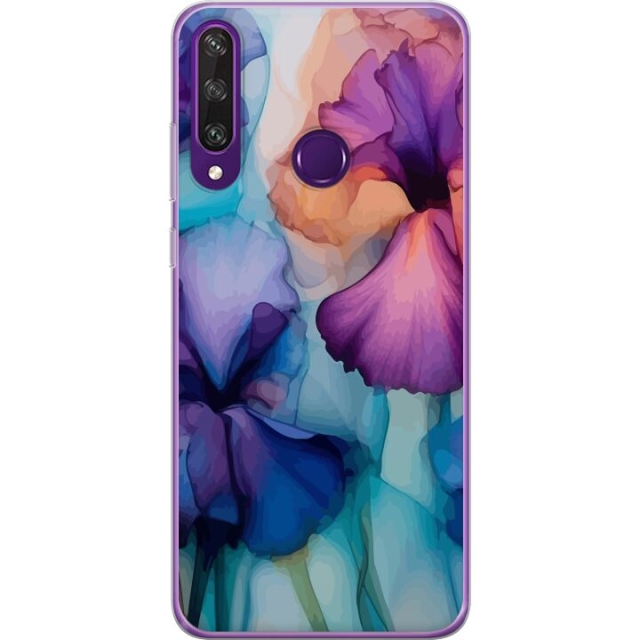 Mobile case for Huawei Y6p with Magical flowers design
