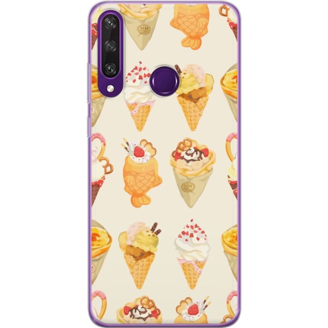 Mobile case for Huawei Y6p with Glassy design