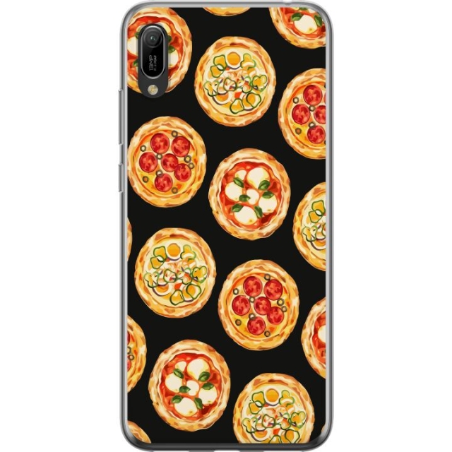 Mobile case for Huawei Y6 Pro (2019) with Pizza design