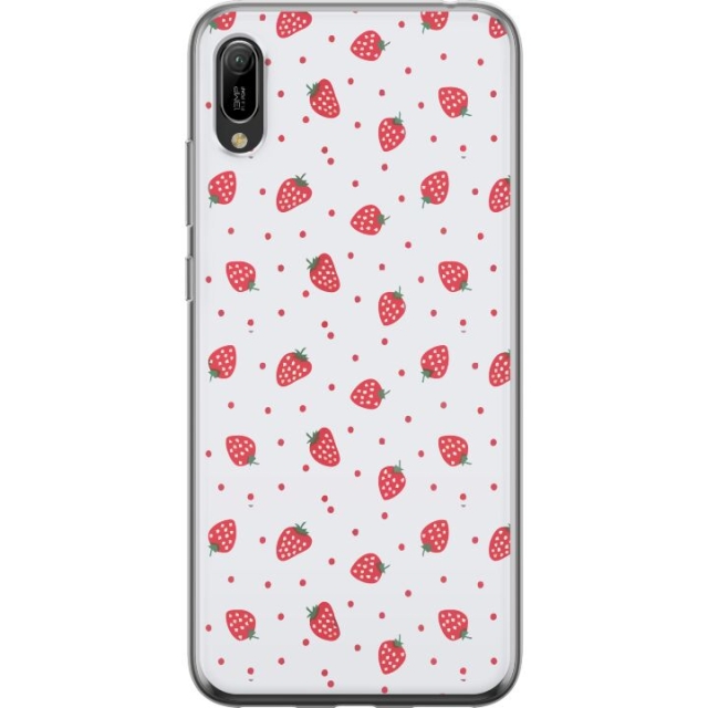 Mobile case for Huawei Y6 Pro (2019) with Strawberries design