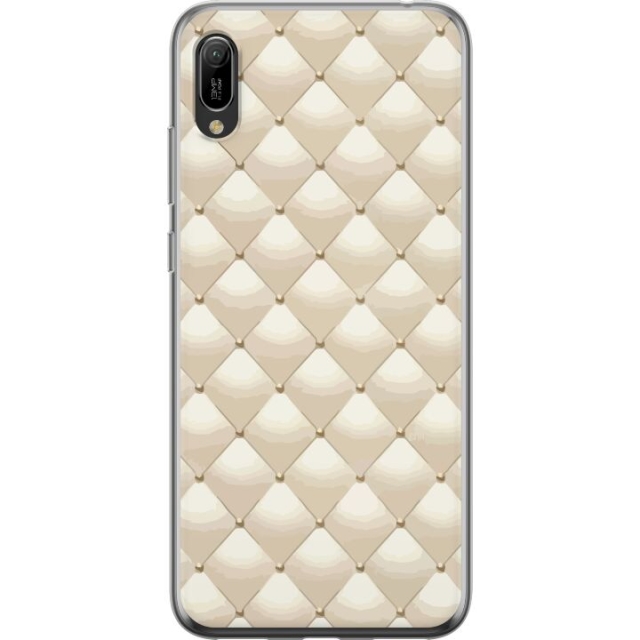 Mobile case for Huawei Y6 Pro (2019) with Gold shine design