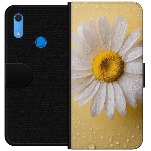 Wallet case for Huawei Y6s (2019) with Porslinsblomma design