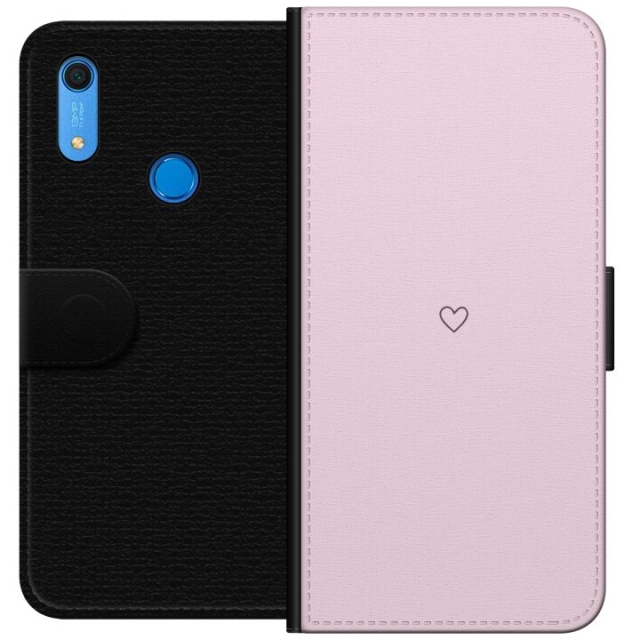 Wallet case for Huawei Y6s (2019) with Heart design