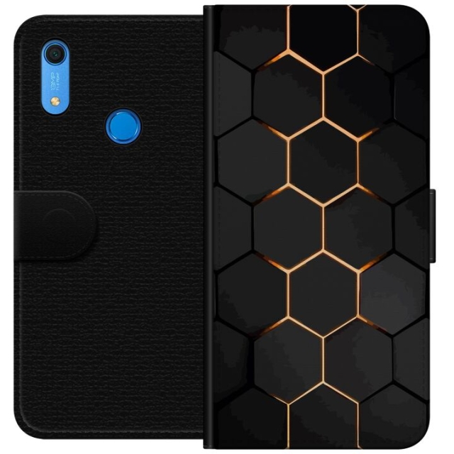 Wallet case for Huawei Y6s (2019) with Luxurious Pattern design