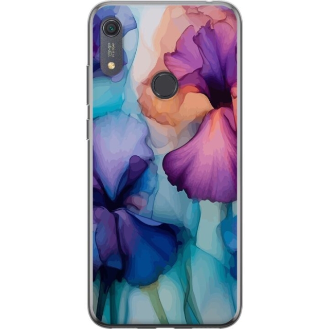 Mobile case for Huawei Y6s (2019) with Magical flowers design