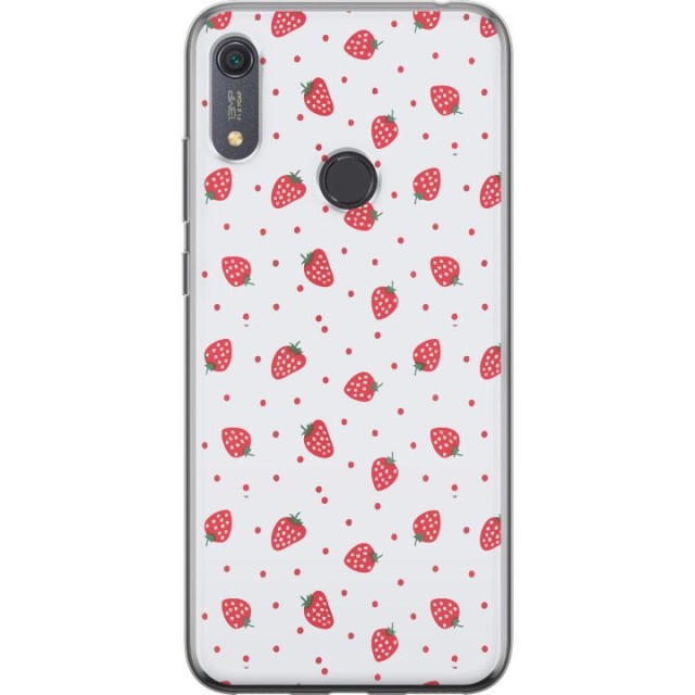 Mobile case for Huawei Y6s (2019) with Strawberries design