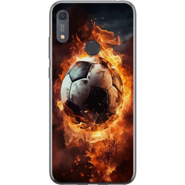 Mobile case for Huawei Y6s (2019) with Football design
