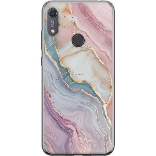 Mobile case for Huawei Y6s (2019) with Marble design