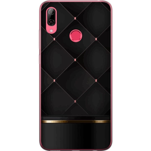 Mobile case for Huawei Y7 (2019) with Luxury line design